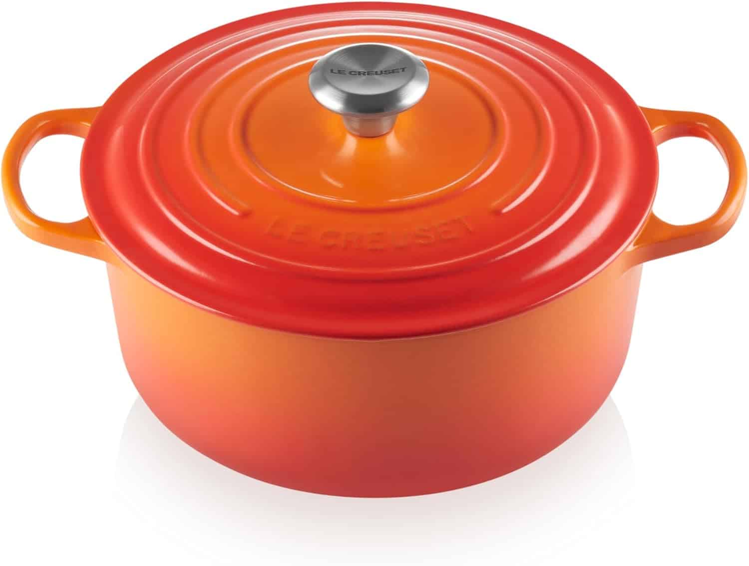 Le Creuset Dutch Oven in Classic orange flame color