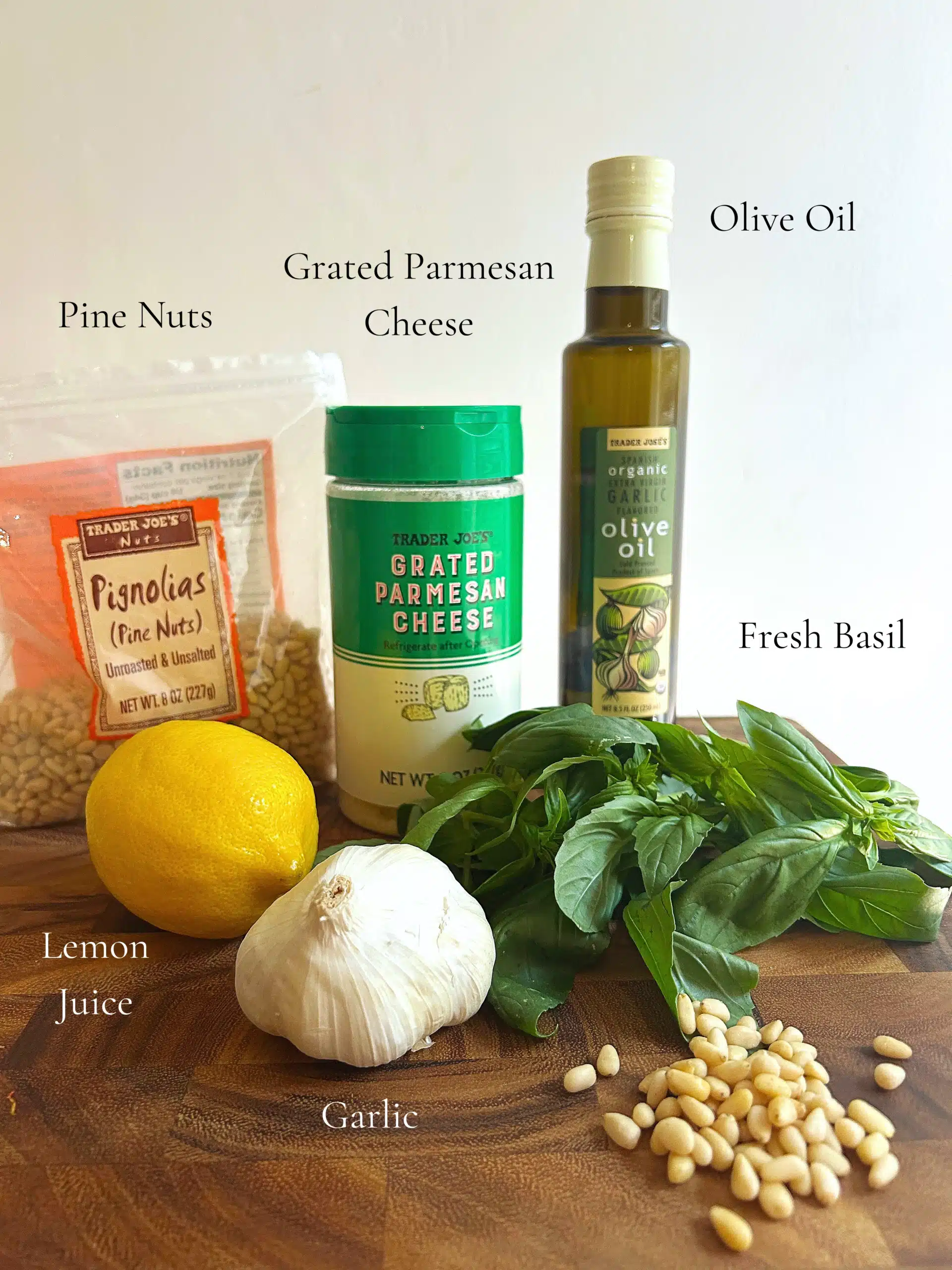 Low-Calorie Pesto Sauce Recipe - Ingredients for Light Fresh Basil Pest